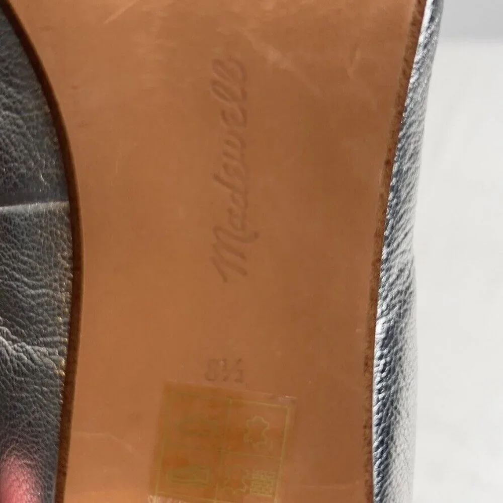 Madewell Silver Mary Jane Heels - Picture 11 of 13